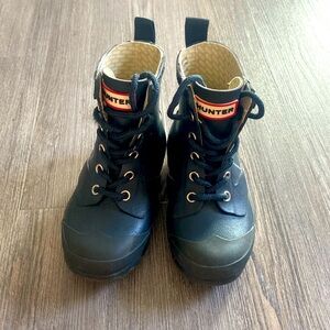 Kids Hunter Original lace up boot, size 8
